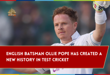 Ollie Pope has created a new history