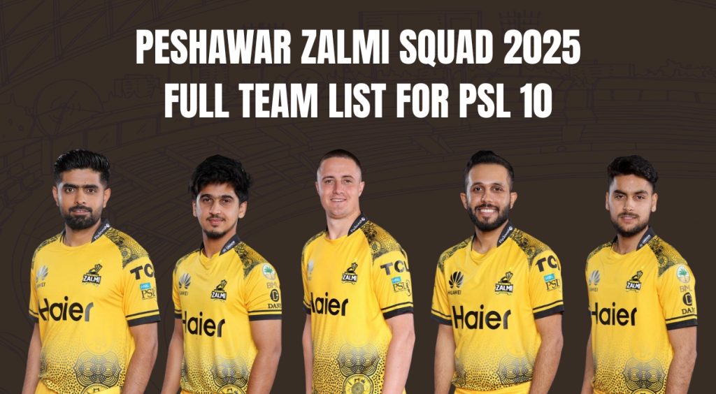 Peshawar Zalmi Squad 2025