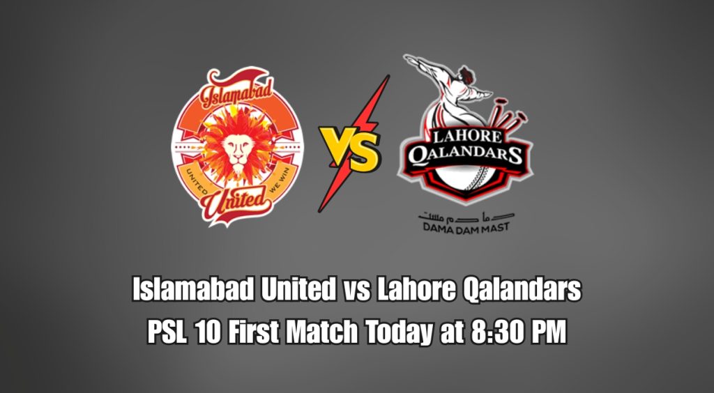 Islamabad United vs Lahore Qalandars
