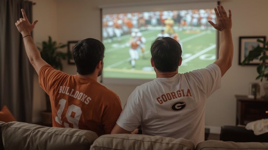 where to watch Texas Longhorns football vs Georgia Bulldogs football