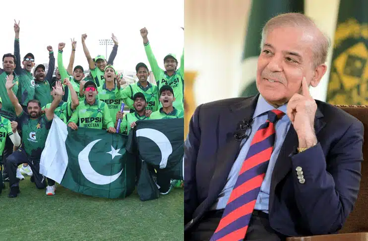pm shehbaz announces cash reward for pakistan u19 team