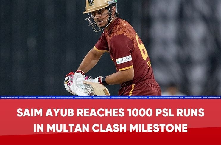 Saim Ayub Reaches 1000 PSL Runs in Multan Clash Milestone