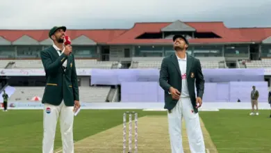 پاکستان کا بنگلہ دیش کے خلاف دوسرے ٹیسٹ میں ٹاس جیت کر بولنگ کا فیصلہ