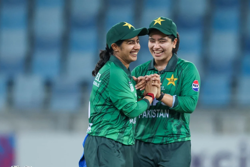 Pakistan women’s cricket team during the Women’s Asia Cup 2026 semi-final