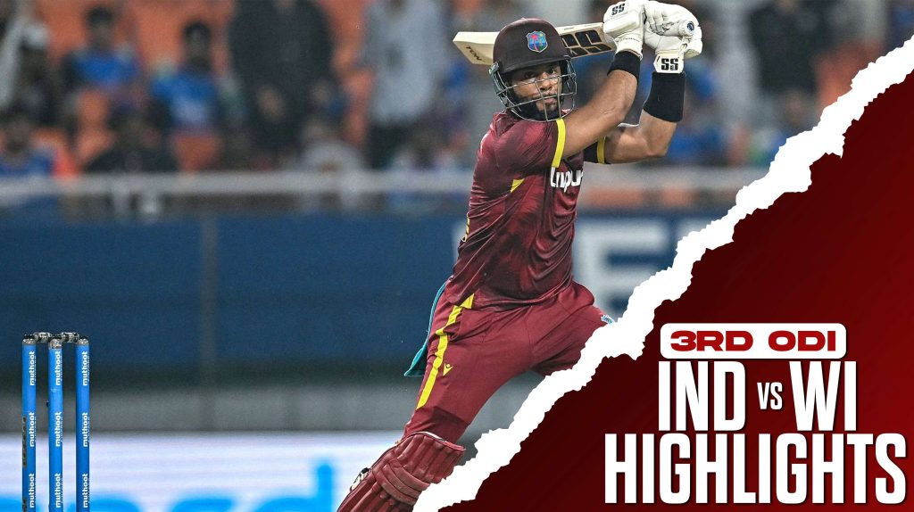 India vs West indies - 1st ODI - Highlights