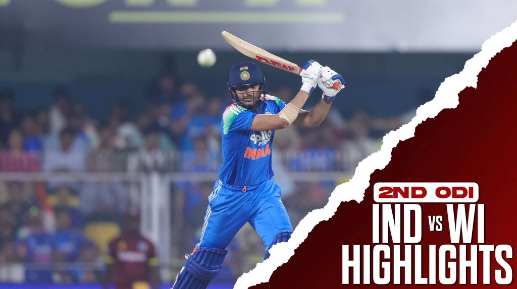 India vs West indies - 2nd ODI - Highlights