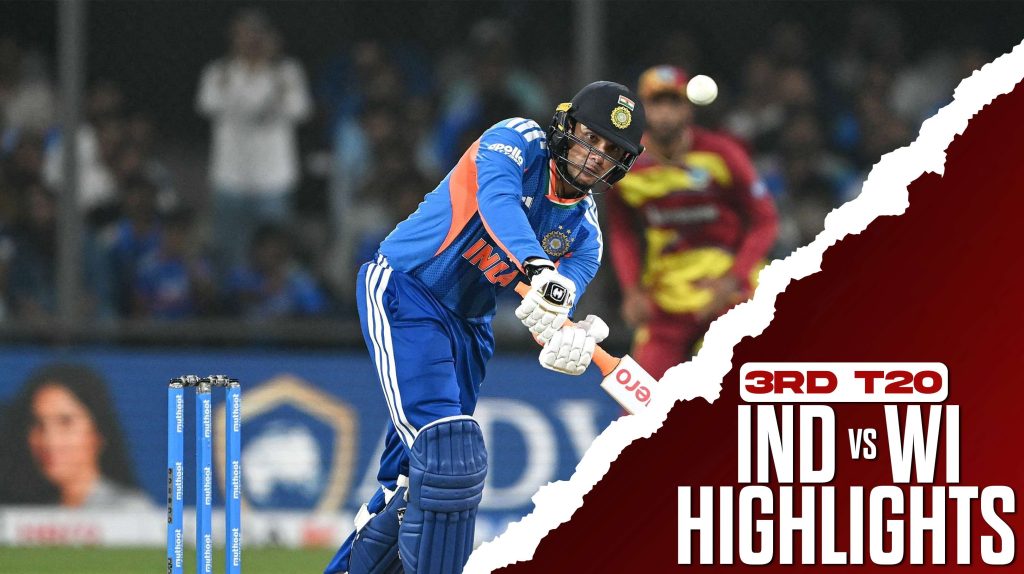 India vs West indies - 3rd T20I - Highlights