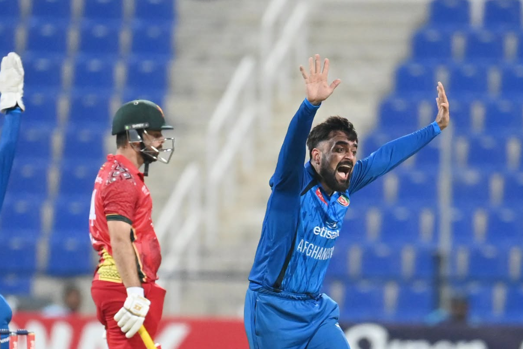 Rashid Khan leads Afghanistan to win over Zimbabwe in tri-series clash