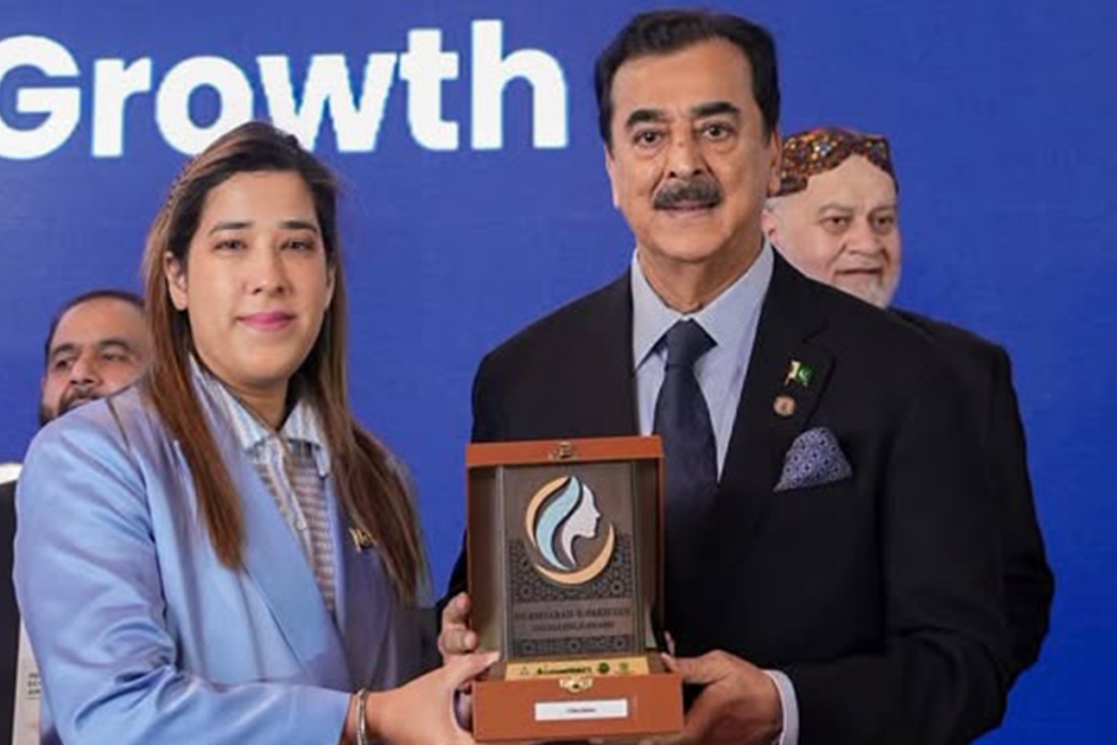 Footballer Abiha Haider receives Dukhtar-e-Pakistan award